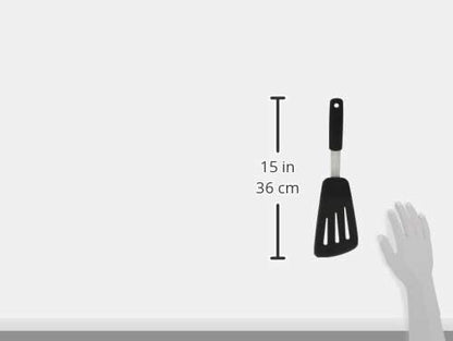 OXO Good Grips Silicone Flexible Omelet Turner,Black