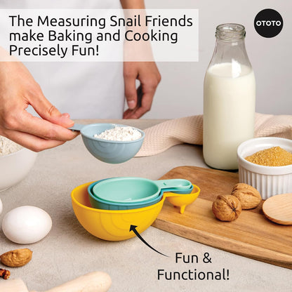 Measuring Spoons Set - Teaspoons for Dry & Liquid Ingredients, BPA-free & Dishwasher Safe, Funny Gifts, Baking Accessories, Unique Kitchen Gadgets (Shelly)