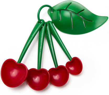 Measuring Spoons Set - Teaspoons for Dry & Liquid Ingredients, BPA-free & Dishwasher Safe, Funny Gifts, Baking Accessories, Unique Kitchen Gadgets (Shelly)