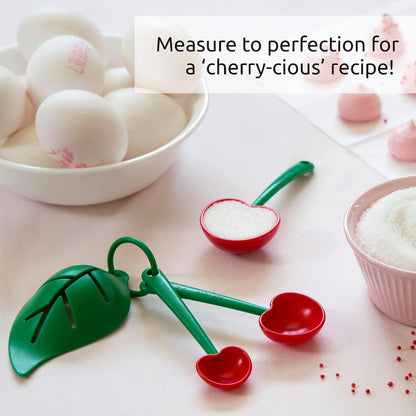 Measuring Spoons Set - Teaspoons for Dry & Liquid Ingredients, BPA-free & Dishwasher Safe, Funny Gifts, Baking Accessories, Unique Kitchen Gadgets (Shelly)