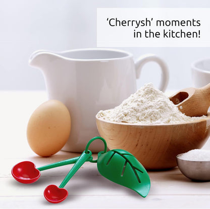 Measuring Spoons Set - Teaspoons for Dry & Liquid Ingredients, BPA-free & Dishwasher Safe, Funny Gifts, Baking Accessories, Unique Kitchen Gadgets (Shelly)