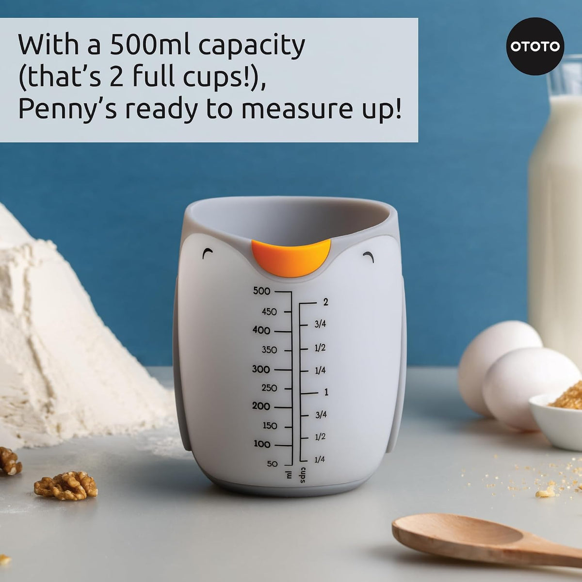 Measuring Spoons Set - Teaspoons for Dry & Liquid Ingredients, BPA-free & Dishwasher Safe, Funny Gifts, Baking Accessories, Unique Kitchen Gadgets (Shelly)