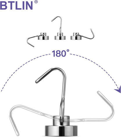 Mini Magnetic Hooks, Strong Neodymium Magnet with Small Hook