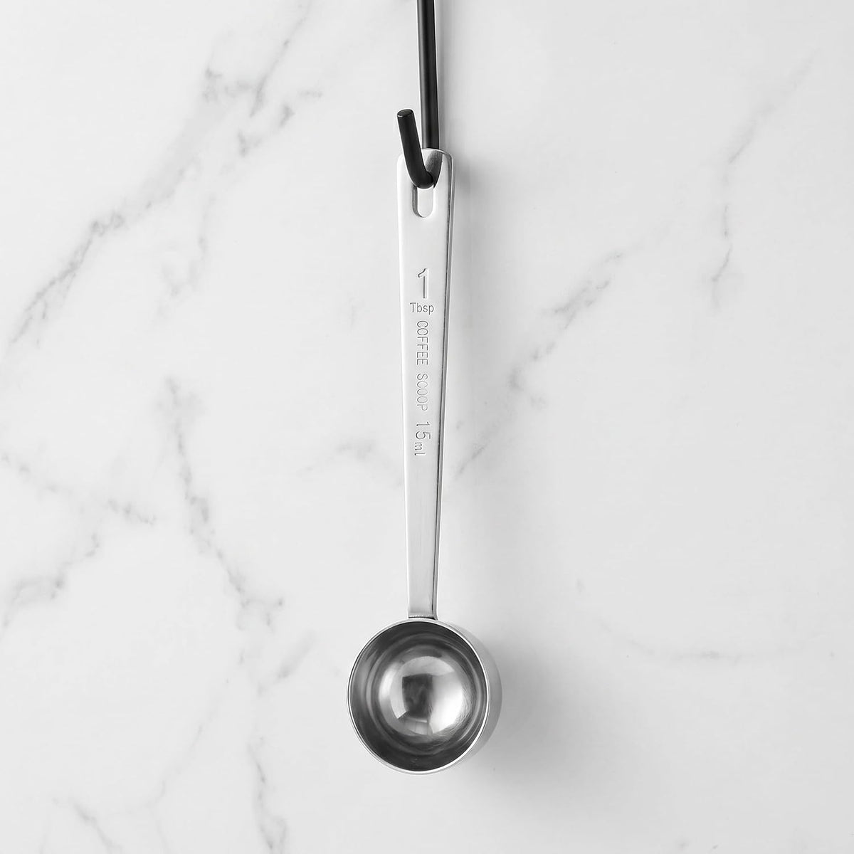 9 Pack Coffee Scoop, 304 Stainless Steel Coffee Measuring Scoop 1 Tablespoon, Long Handle Spoon for Coffee, Milk Powder, Fruit Powder