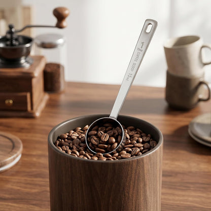 9 Pack Coffee Scoop, 304 Stainless Steel Coffee Measuring Scoop 1 Tablespoon, Long Handle Spoon for Coffee, Milk Powder, Fruit Powder