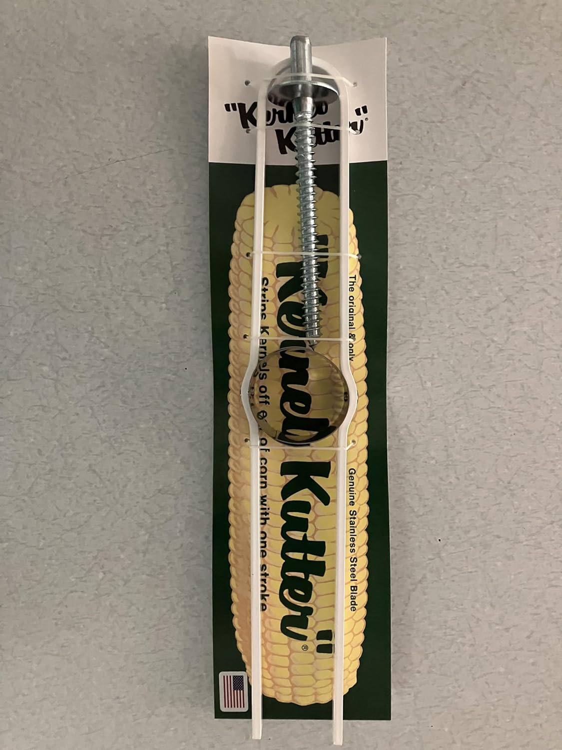 The Original Kernel Kutter (Sweet Corn Cutter, Stripper, peeler) with Bit "proudly made in the USA"
