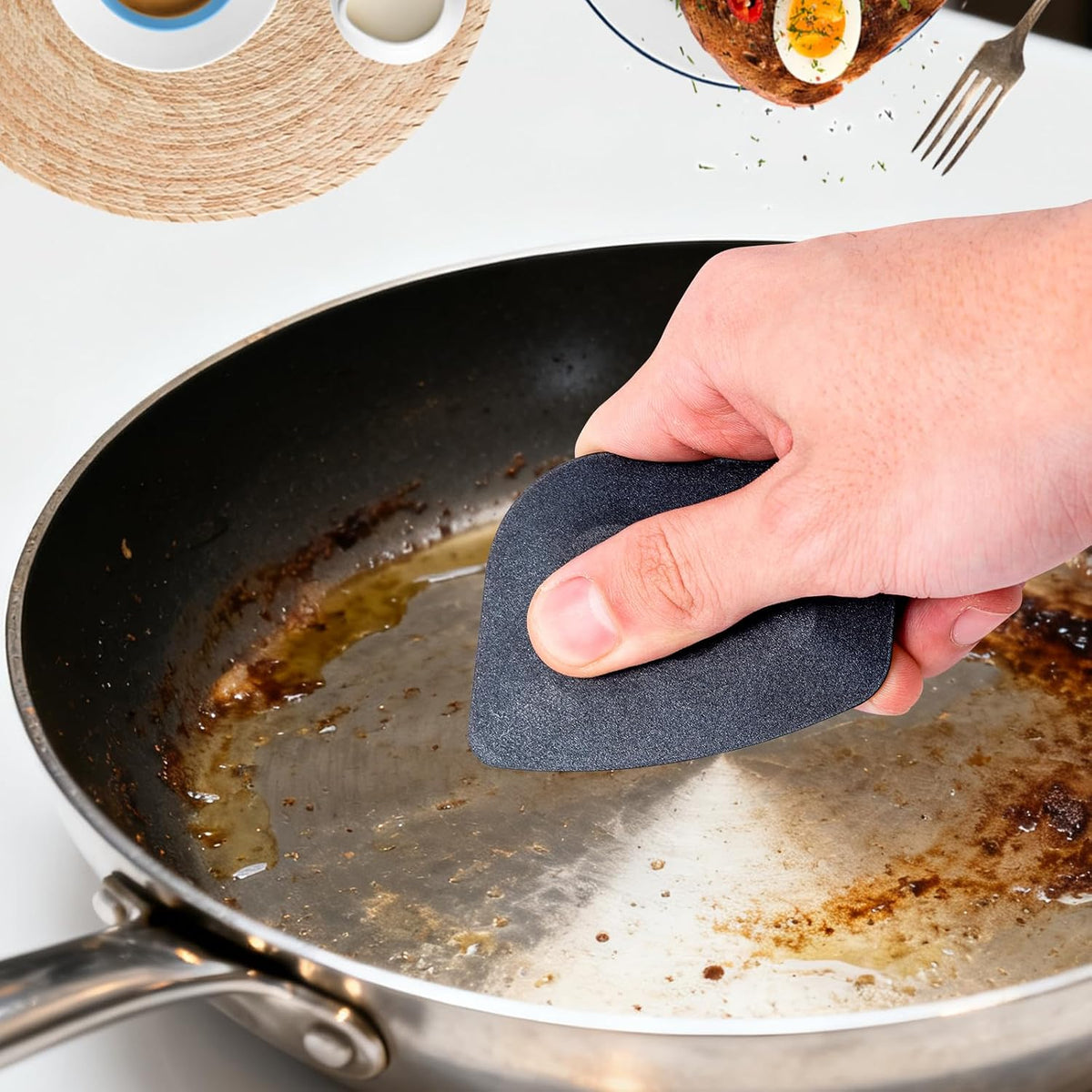 Food Grade Plastic Dough & Bowl Scraper 3 Pack Set