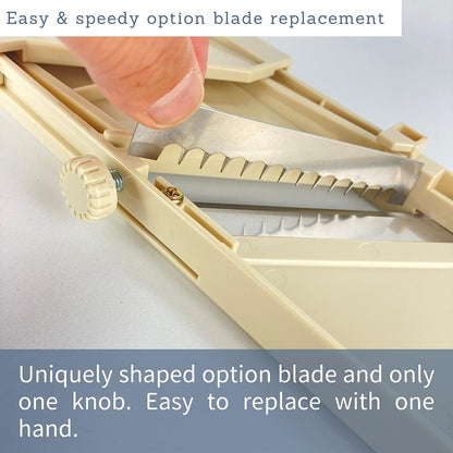 Mandoline Slicer for Vegetable, Fruit [Made in Japan] Kitchen Peelers Japanese Stainless Steel Blade