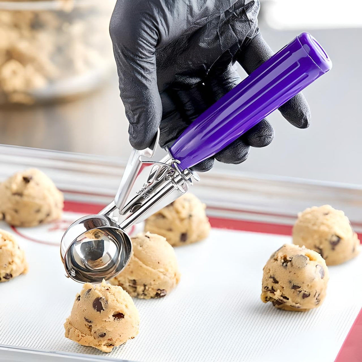 #6 5/8-Cup Stainless Steel Cookie Dough Scoop | 5.33-Ounce