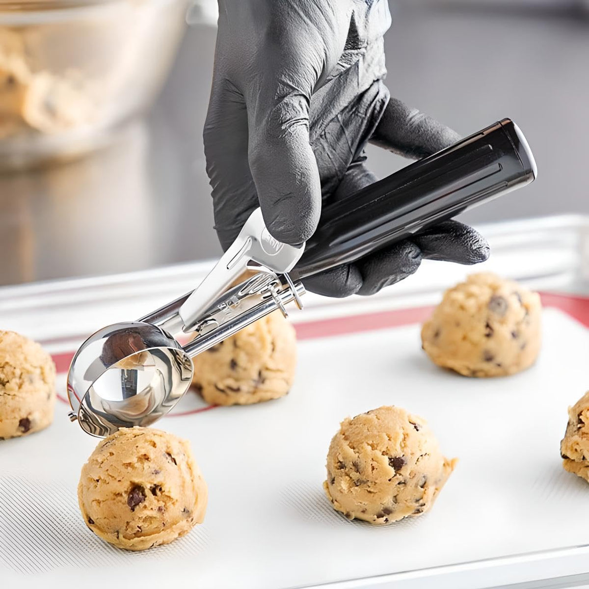 #6 5/8-Cup Stainless Steel Cookie Dough Scoop | 5.33-Ounce