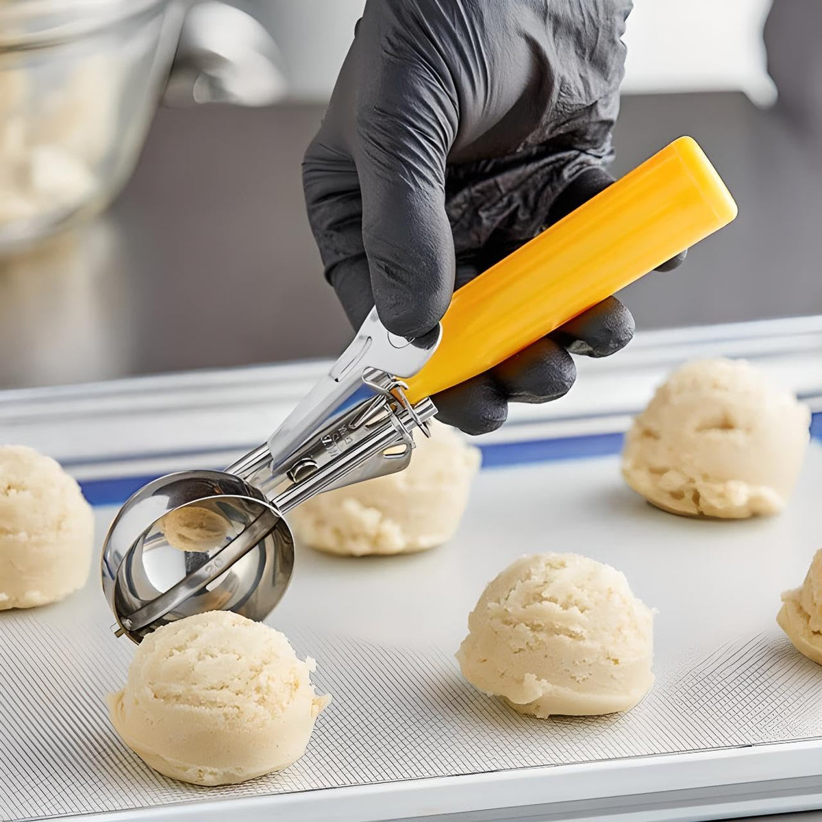 #6 5/8-Cup Stainless Steel Cookie Dough Scoop | 5.33-Ounce
