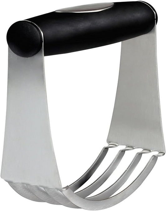 Pastry Cutter Stainless Steel, Kitchen Professional Baking Dough Blender with Heavy Duty Blades & Soft Rubber Grip