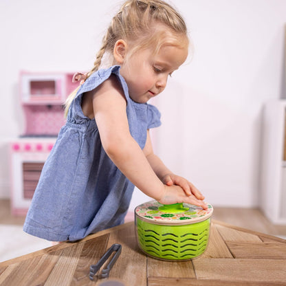 Melissa & Doug Salad Spinner 28-Piece Play Kitchen Toy