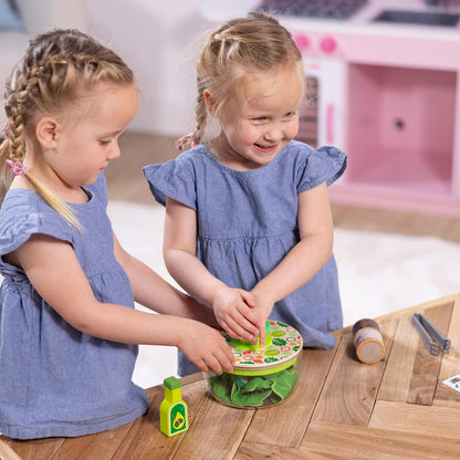 Melissa & Doug Salad Spinner 28-Piece Play Kitchen Toy