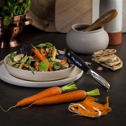 Stainless Steel Professional Swivel Peeler, Sharp Blade for Effortless Peeling of Hard Fruits and Vegetables, Kitchen Peeler for Home Cooks and Professional Chefs