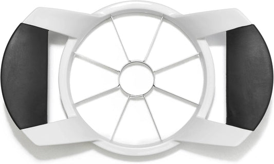 Good Grips Apple Slicer, Corer and Divider | Cushioned, non-slip handles absorb pressure while prepping fruit into uniform wedges; dishwasher safe.