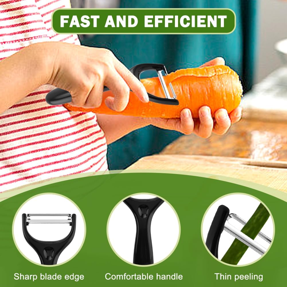 Spiral & V-Cutter Set 3 Pk Kitchen Tools Veggie Fruit Garnish