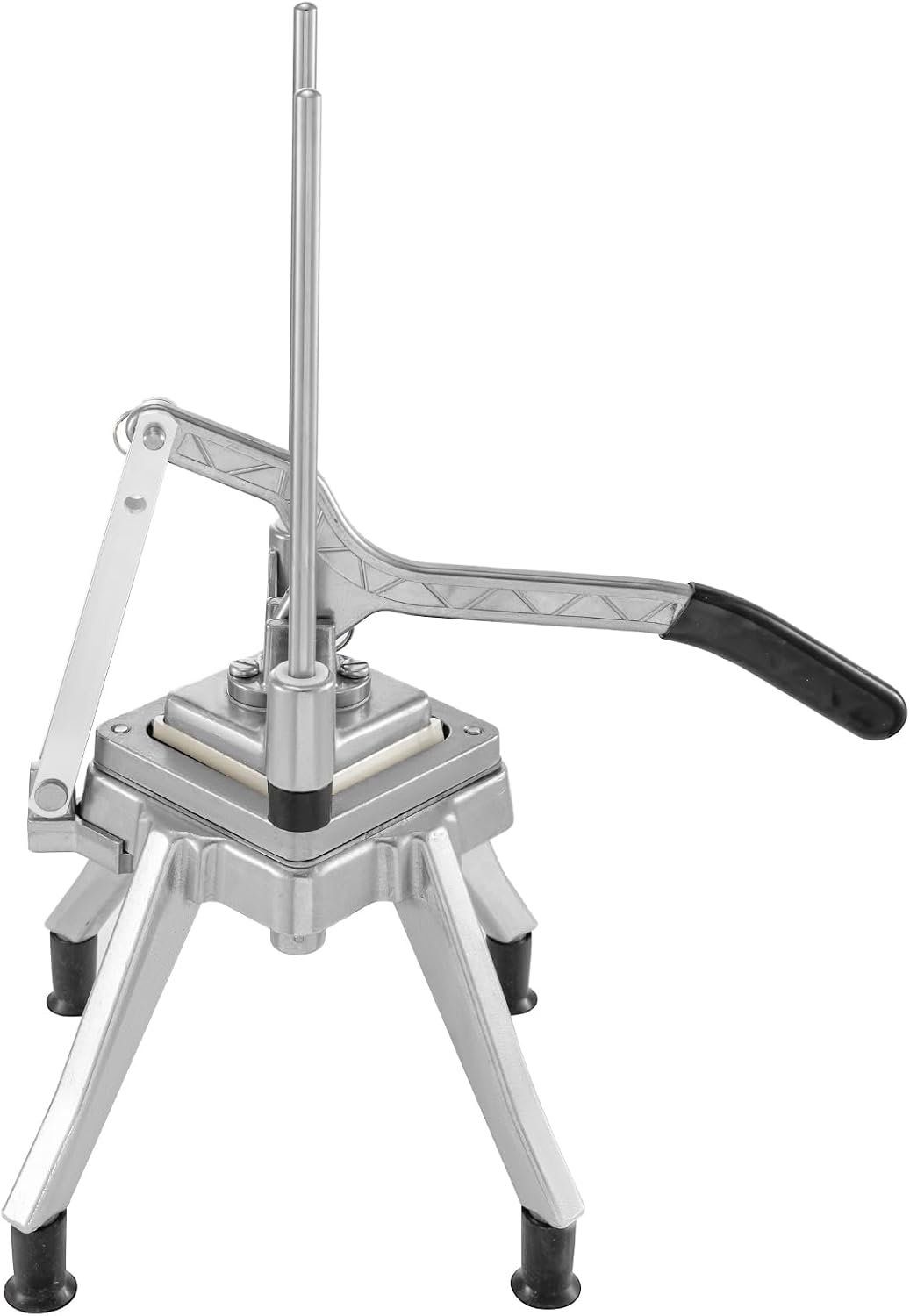 Commercial Chopper with 4 Replacement Blades Commercial Vegetable Chopper Stainless Steel French Fry Cutter Potato Dicer & Slicer Commercial Vegetable Fruit Chopper for Restaurants & Home