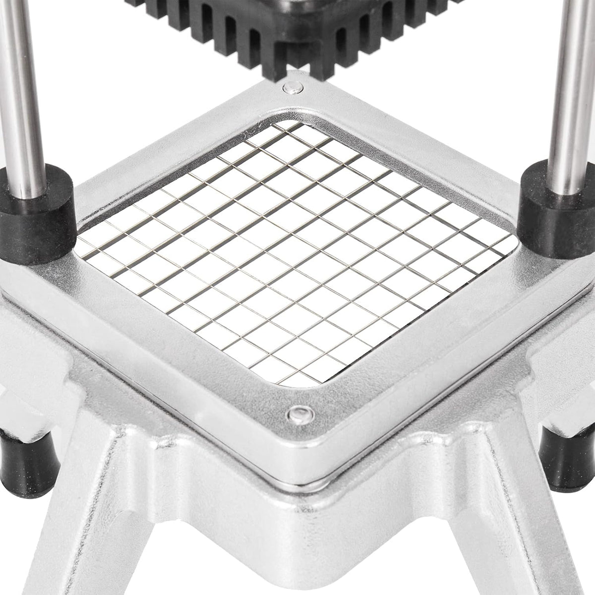 Commercial Chopper with 4 Replacement Blades Commercial Vegetable Chopper Stainless Steel French Fry Cutter Potato Dicer & Slicer Commercial Vegetable Fruit Chopper for Restaurants & Home