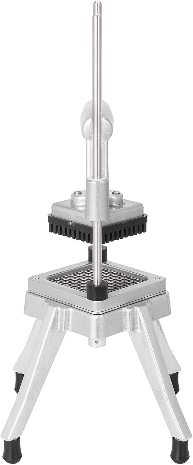 Commercial Chopper with 4 Replacement Blades Commercial Vegetable Chopper Stainless Steel French Fry Cutter Potato Dicer & Slicer Commercial Vegetable Fruit Chopper for Restaurants & Home