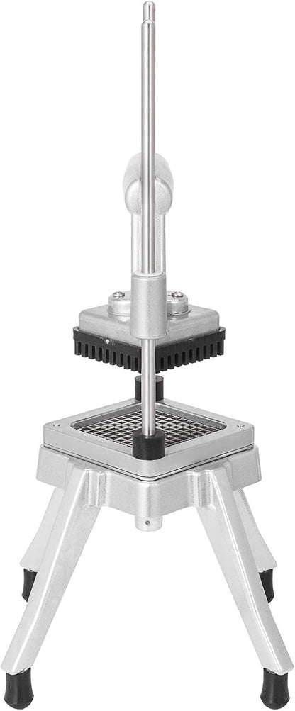 Commercial Chopper with 4 Replacement Blades Commercial Vegetable Chopper Stainless Steel French Fry Cutter Potato Dicer & Slicer Commercial Vegetable Fruit Chopper for Restaurants & Home