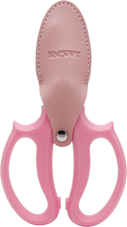 Garden Pruning Shears Scissors with Comfort Grip Handle, Premium Steel Professional Floral Scissors, Perfect for Arranging Flowers, Pruning, Trimming Plants, Gardening Tool (Pink)