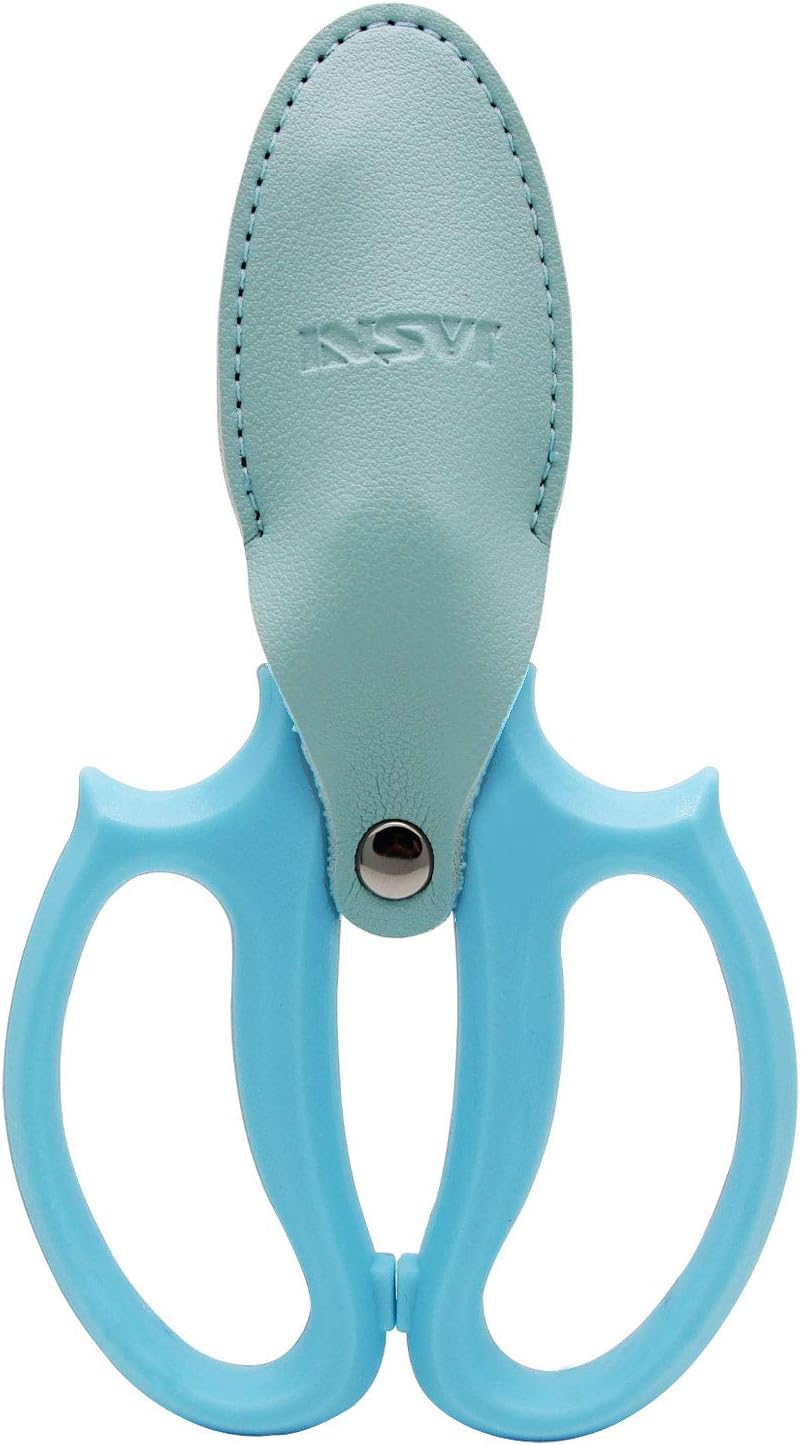 Garden Pruning Shears Scissors with Comfort Grip Handle, Premium Steel Professional Floral Scissors, Perfect for Arranging Flowers, Pruning, Trimming Plants, Gardening Tool (Pink)