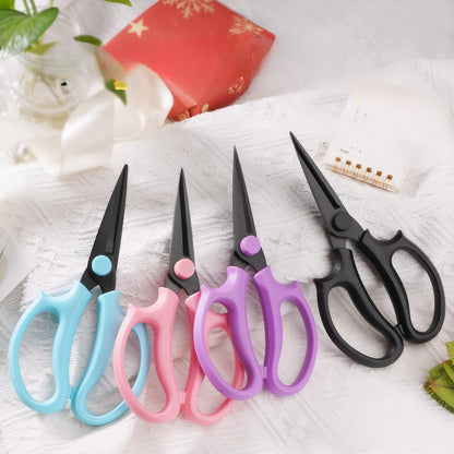 Garden Pruning Shears Scissors with Comfort Grip Handle, Premium Steel Professional Floral Scissors, Perfect for Arranging Flowers, Pruning, Trimming Plants, Gardening Tool (Pink)