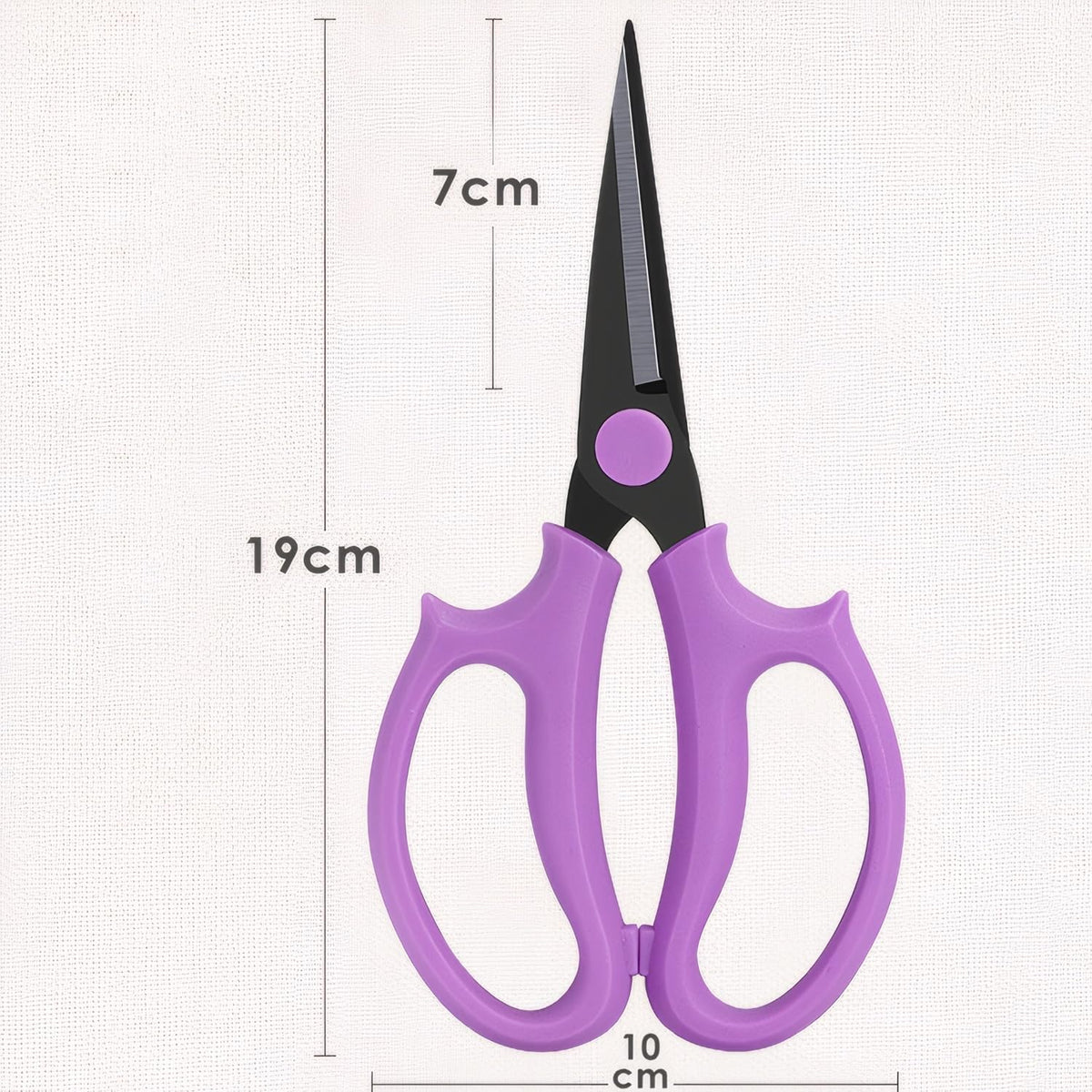 Garden Pruning Shears Scissors with Comfort Grip Handle, Premium Steel Professional Floral Scissors, Perfect for Arranging Flowers, Pruning, Trimming Plants, Gardening Tool (Pink)