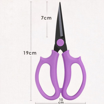Garden Pruning Shears Scissors with Comfort Grip Handle, Premium Steel Professional Floral Scissors, Perfect for Arranging Flowers, Pruning, Trimming Plants, Gardening Tool (Pink)