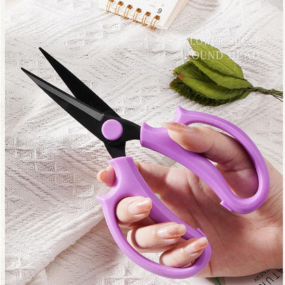Garden Pruning Shears Scissors with Comfort Grip Handle, Premium Steel Professional Floral Scissors, Perfect for Arranging Flowers, Pruning, Trimming Plants, Gardening Tool (Pink)