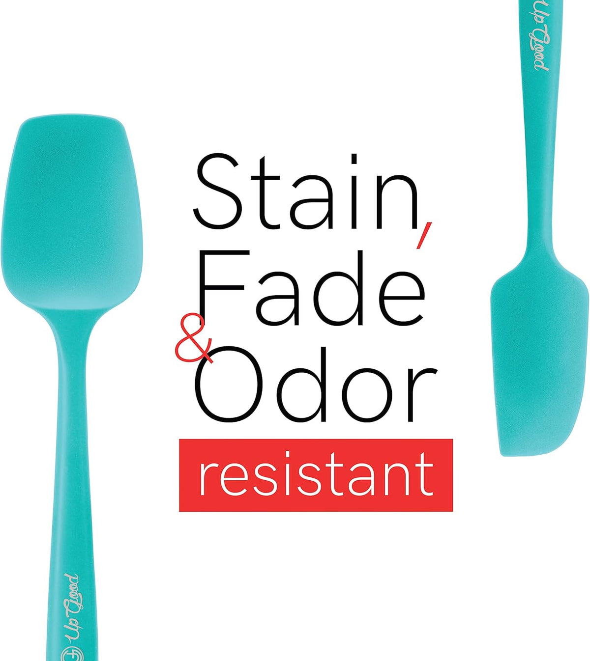 Silicone Spatula Set 600°F - High Heat Resistant Nonstick, Small and Large Kitchen Spatulas - Flexible BPA Free Professional Grade Cookware - Utensils for Cooking, Baking, Mixing(4 Pcs, Teal)