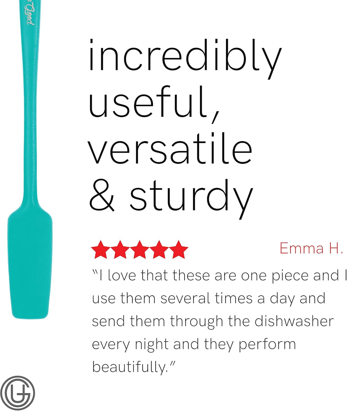 Silicone Spatula Set 600°F - High Heat Resistant Nonstick, Small and Large Kitchen Spatulas - Flexible BPA Free Professional Grade Cookware - Utensils for Cooking, Baking, Mixing(4 Pcs, Teal)
