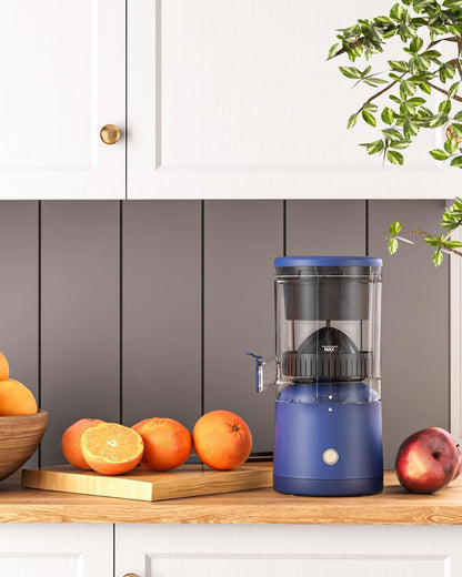 Rechargeable Electric Juicer - Citrus Juicer with Type-c Rechargeable for Orange, Lemon and Grapefruit Juicing. (White-45Watts)