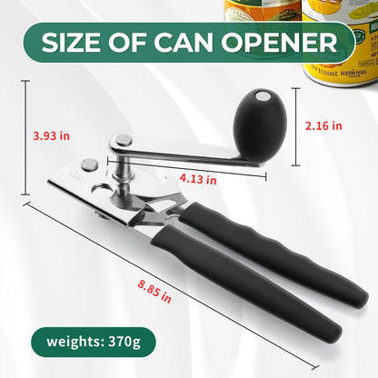 Commercial Can Opener Manual Heavy Duty for Seniors for Kitchen