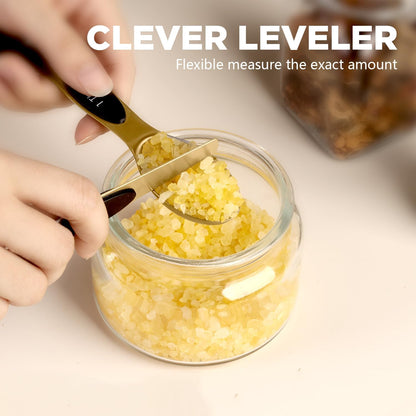 Magnetic Measuring Cups & Spoons Set of 15 with Leveler