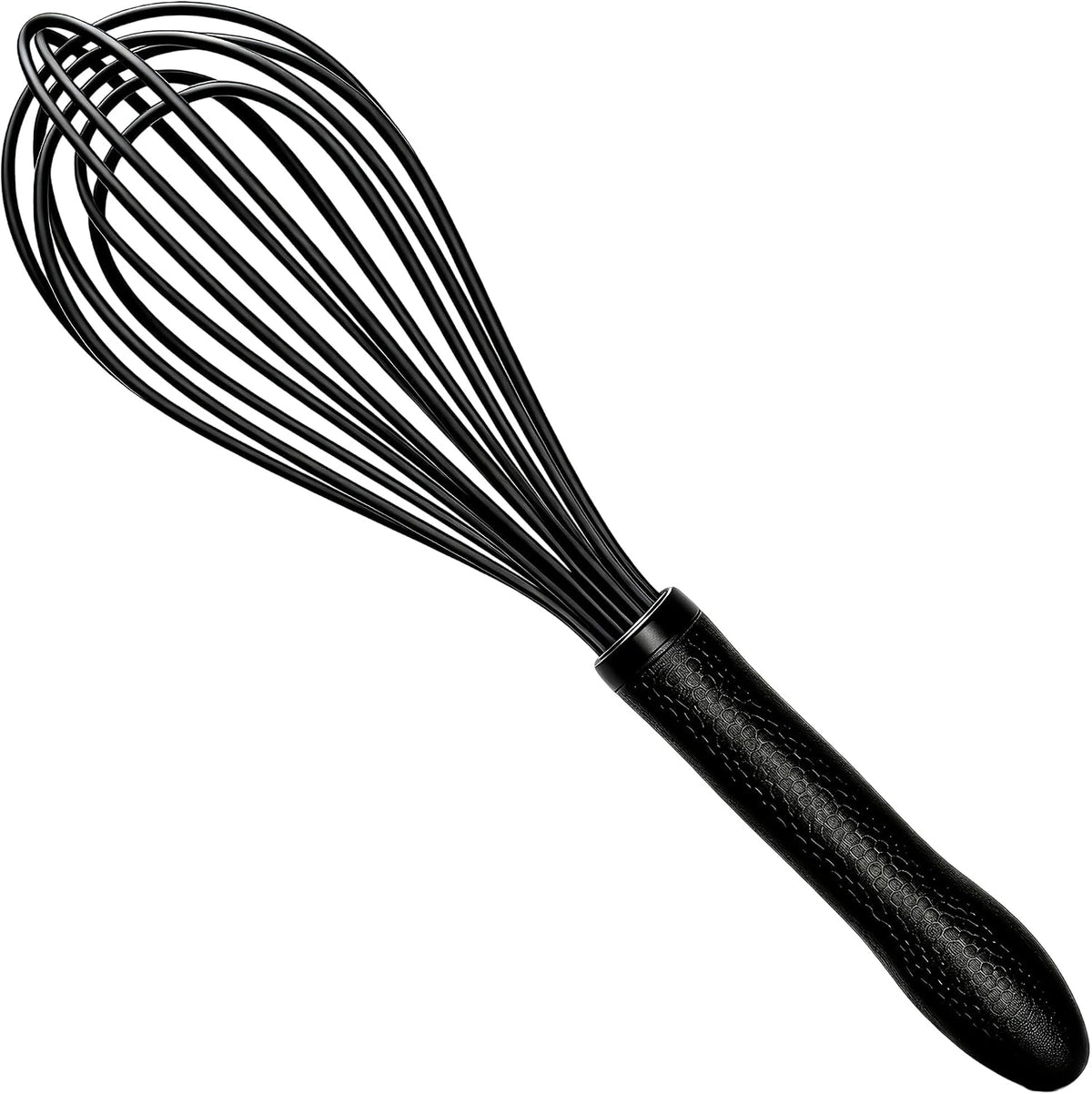 Silicone Whisk Set, Stainless Steel Handle, Heat Resistant Nonstick