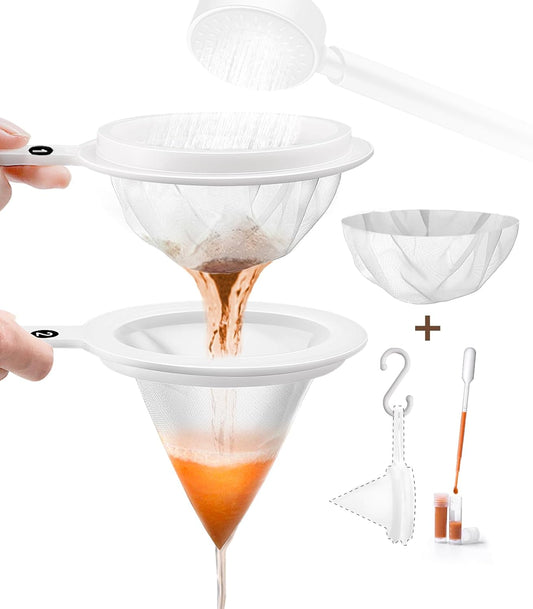 Baby Brine Shrimp Sieve 80 Mesh 200 Mesh kit for Brine Shrimp Hatchery