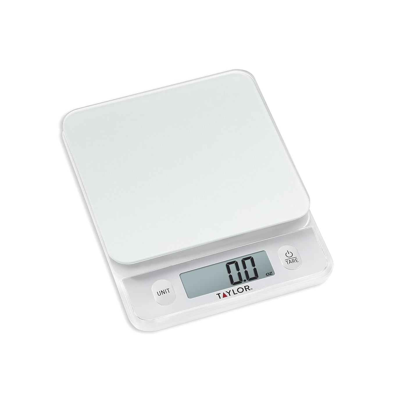 Glass Top Food Scale with Touch Controls, 11 lb Capacity, Sleek Silver Design, Accurate and Easy-to-Use Scale for Cooking and Baking