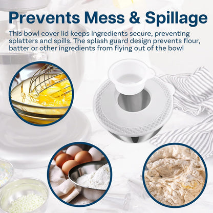 K45WW 6-Wire Whip for KitchenAid 4.5-5 Quart Tilt-Head Stand Mixers Artisan Series & Classic Series - Stainless Steel Attachment Egg Cream Stirrer - Cakes Mayonnaise Whisk - Dishwasher Safe