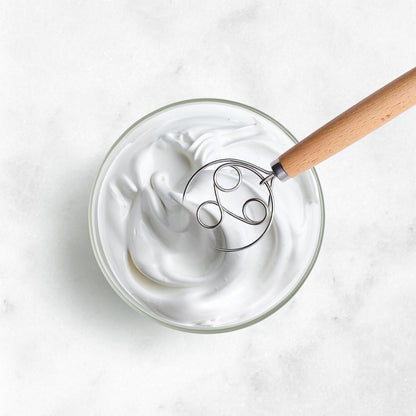Baking Company Baker’s Dough Whisk, Single-Loop, 18/8 Stainless Steel, For Mixing Bread, Sourdough, Pizza, And Cookie Dough