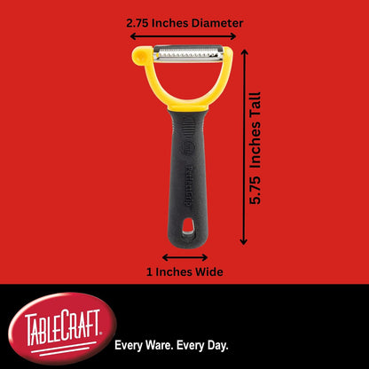 10977 PerfectGrip Julienne Peeler, 2.75" x 1" x 5.75", Straight Edge, Stainless Steel (420J2) (Replaces E5602-JU)