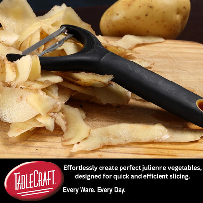 10977 PerfectGrip Julienne Peeler, 2.75" x 1" x 5.75", Straight Edge, Stainless Steel (420J2) (Replaces E5602-JU)