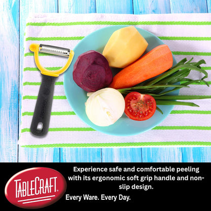 10977 PerfectGrip Julienne Peeler, 2.75" x 1" x 5.75", Straight Edge, Stainless Steel (420J2) (Replaces E5602-JU)