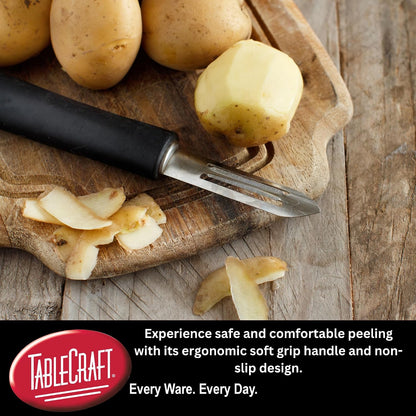 10977 PerfectGrip Julienne Peeler, 2.75" x 1" x 5.75", Straight Edge, Stainless Steel (420J2) (Replaces E5602-JU)