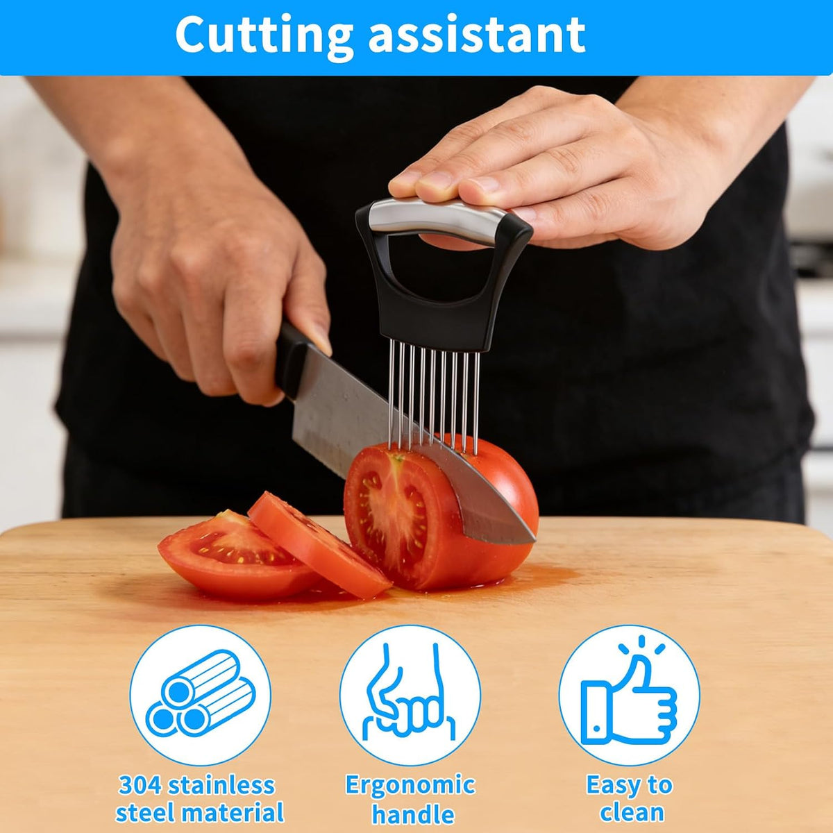 Onion Slicer Holder with Protective Case