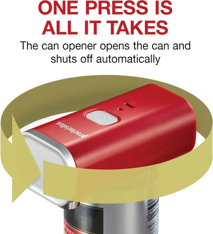 Automatic Electric Can Opener, Hands Free Cordless Operation & USB Rechargeable, Self-Aligning, Cut Smooth Touch Lid Edges, Compact and Easy to Store, Mint