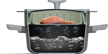 Balance Silicone Collapsible Colander Strainer & Steamer Basket