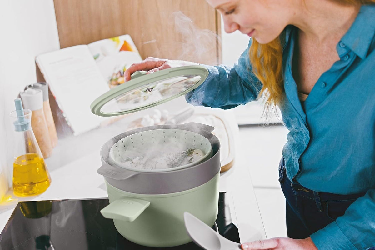 Balance Silicone Collapsible Colander Strainer & Steamer Basket