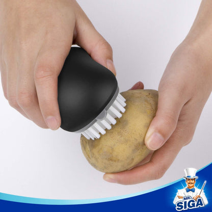 Fruit and Vegetable Cleaning Brush with Non Slip Comfortable Grip